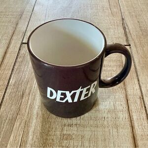 Dexter Black and White Ceramic Coffee Mug